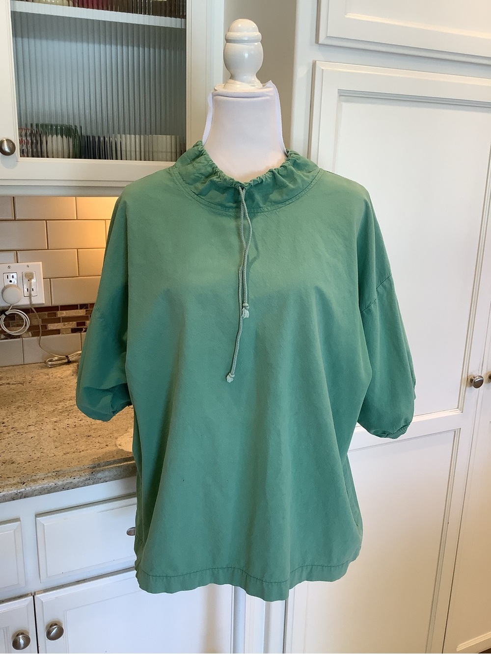 Wek the World Pullover Top - Green Large Vintage